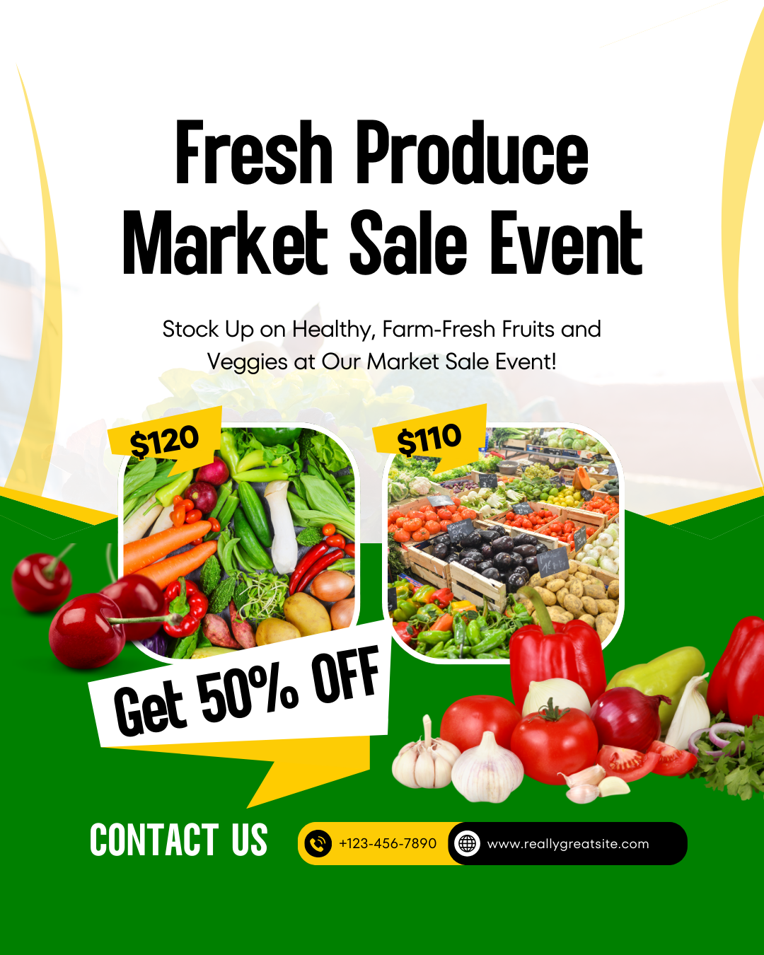 White-Green-And-Yellow-Modern-Fresh-Produce-Market-Sale-Event-Instagram-Post
